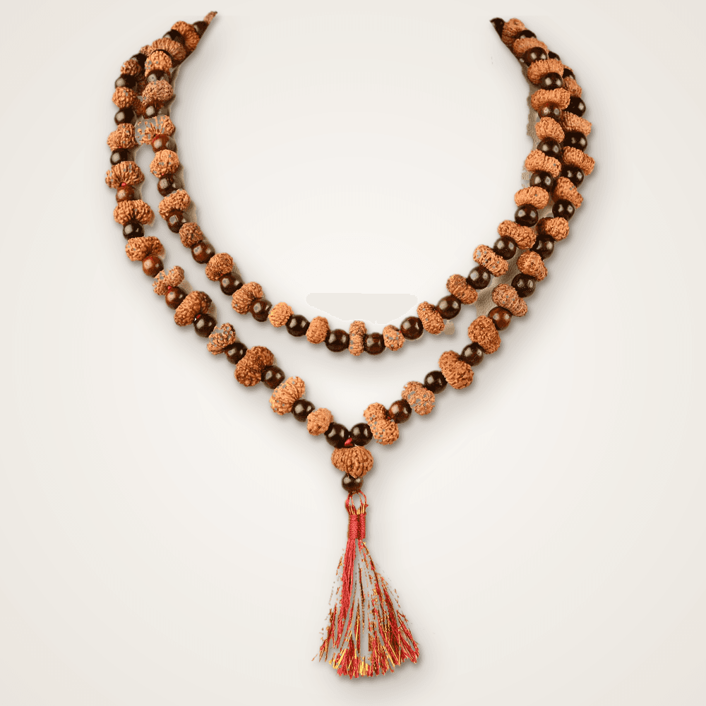 16 Mukhi x Red Sandalwood Mala 10mm