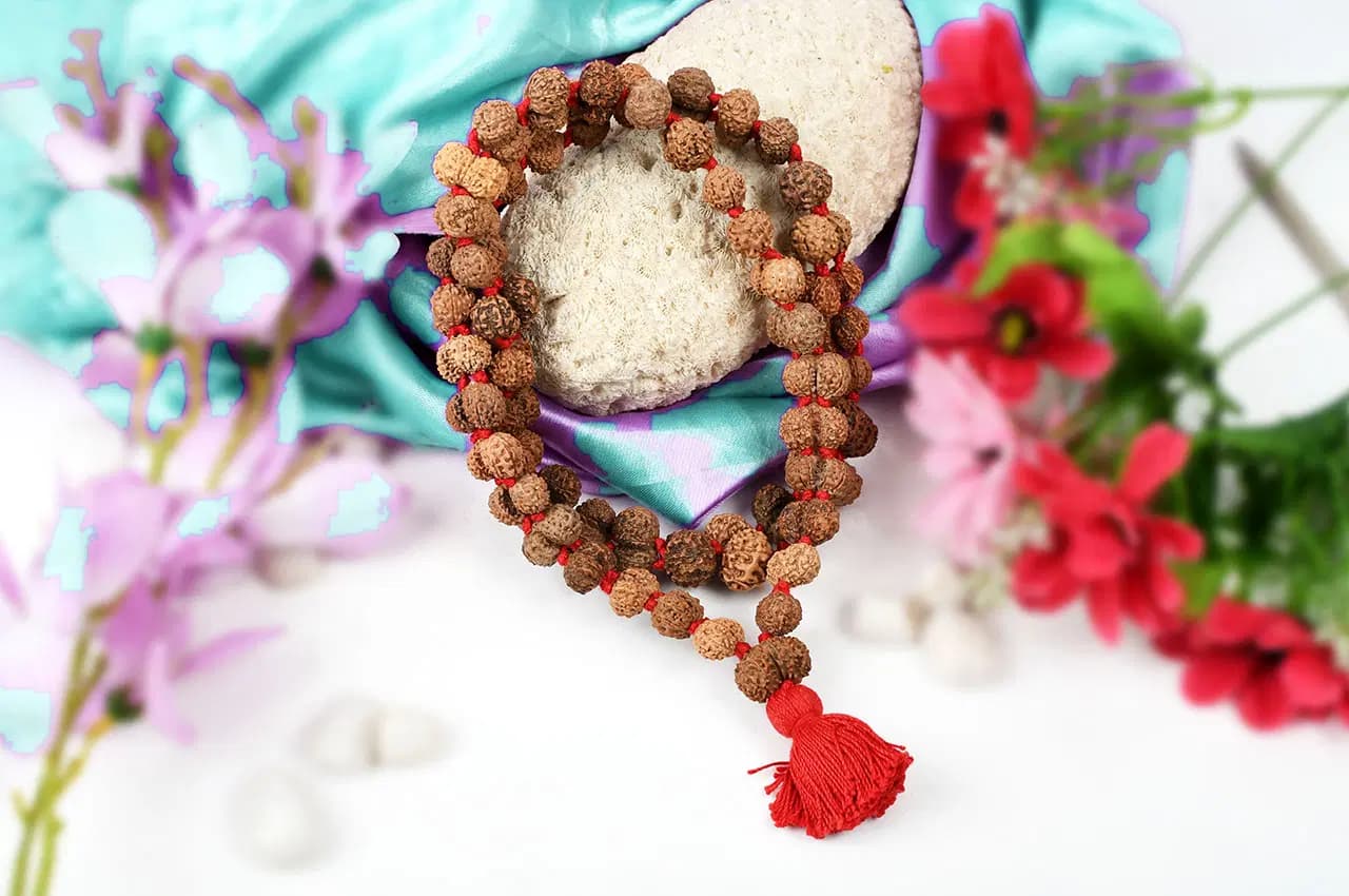 Gauri Shankar Java Beads 925 Silver Kantha