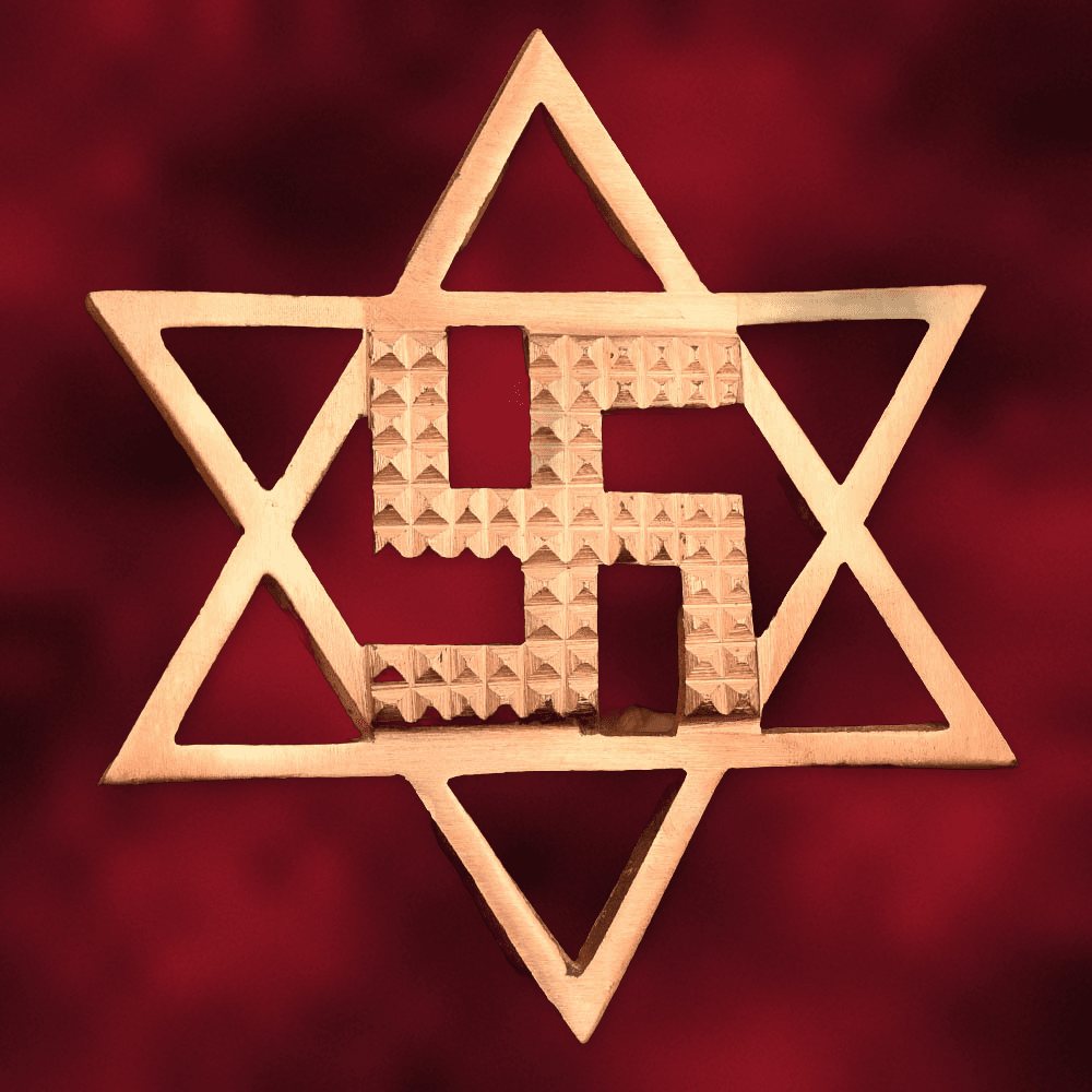 Copper Vastu Swastik Pyramid Star Helix