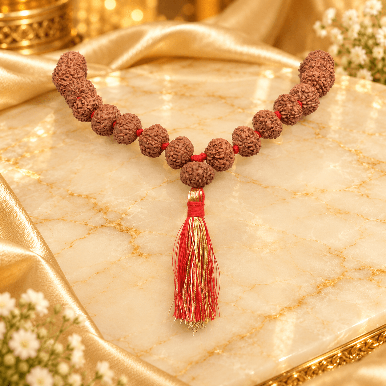9 Mukhi Rudraksha Mala