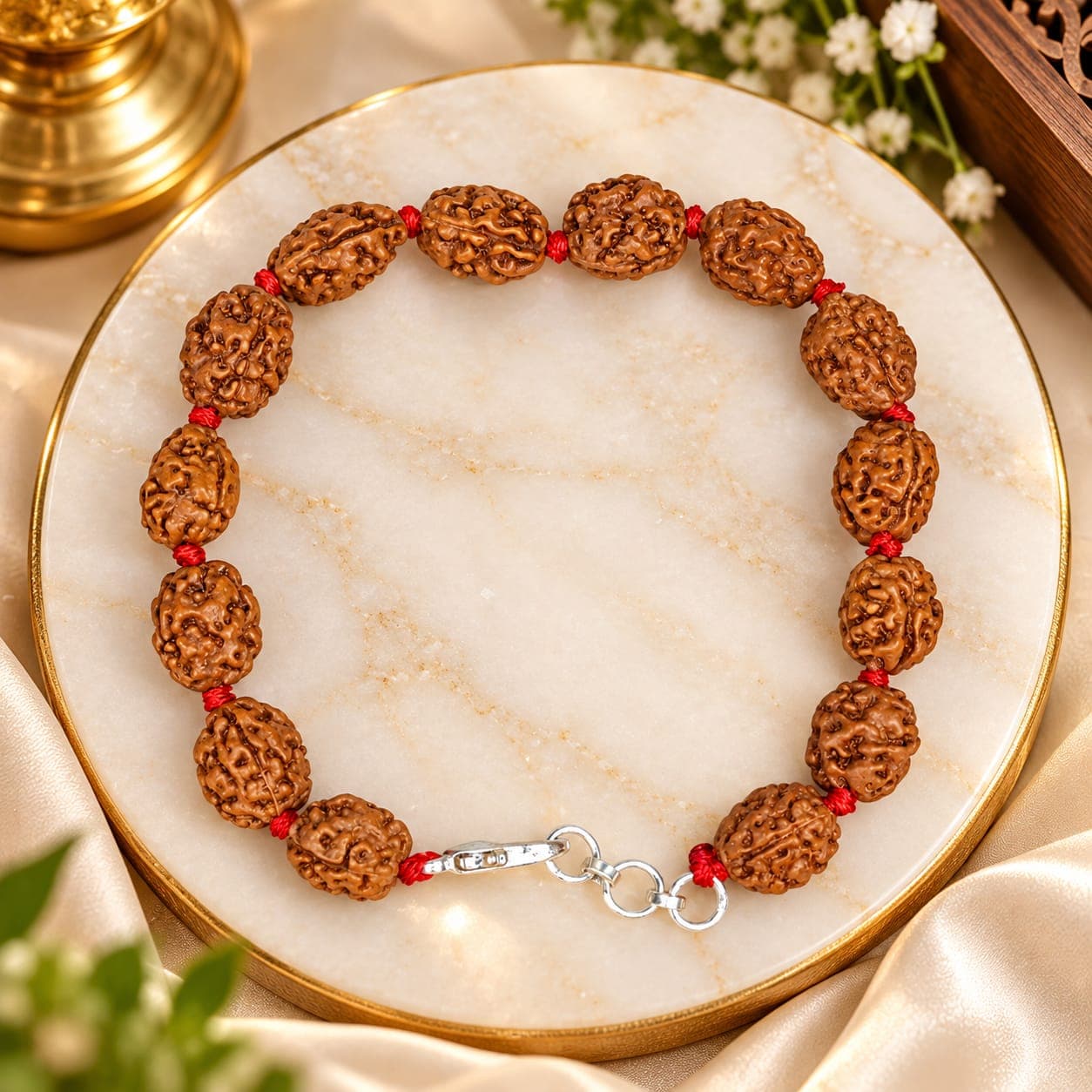 3 Mukhi Java Rudraksha Bracelet