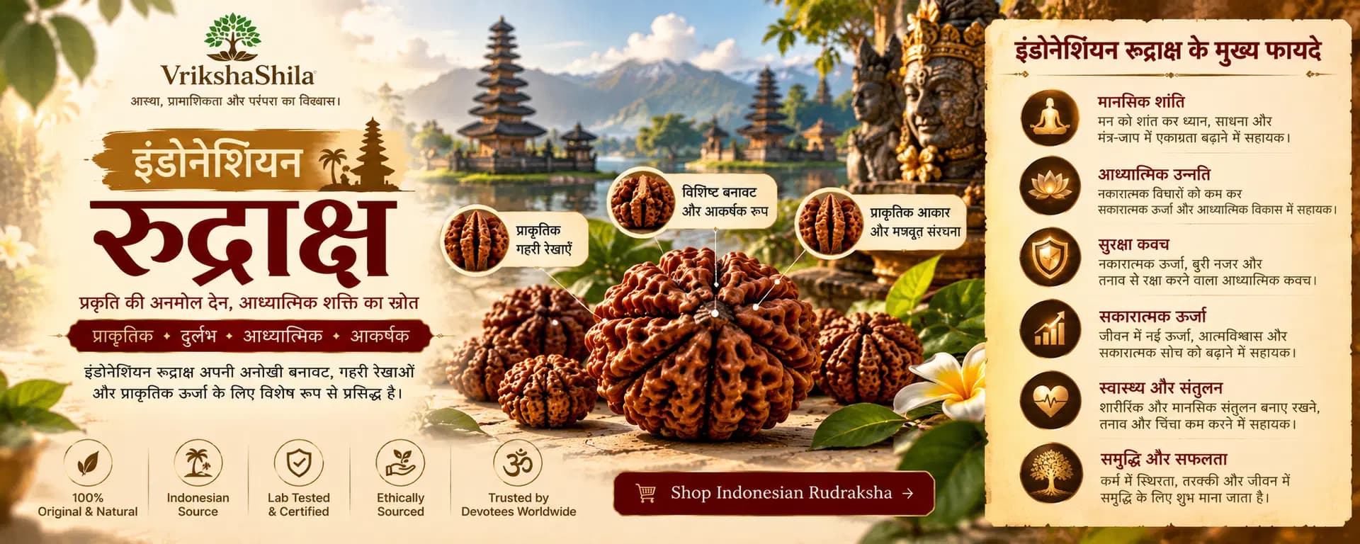 Vrikshashila spiritual products and puja services