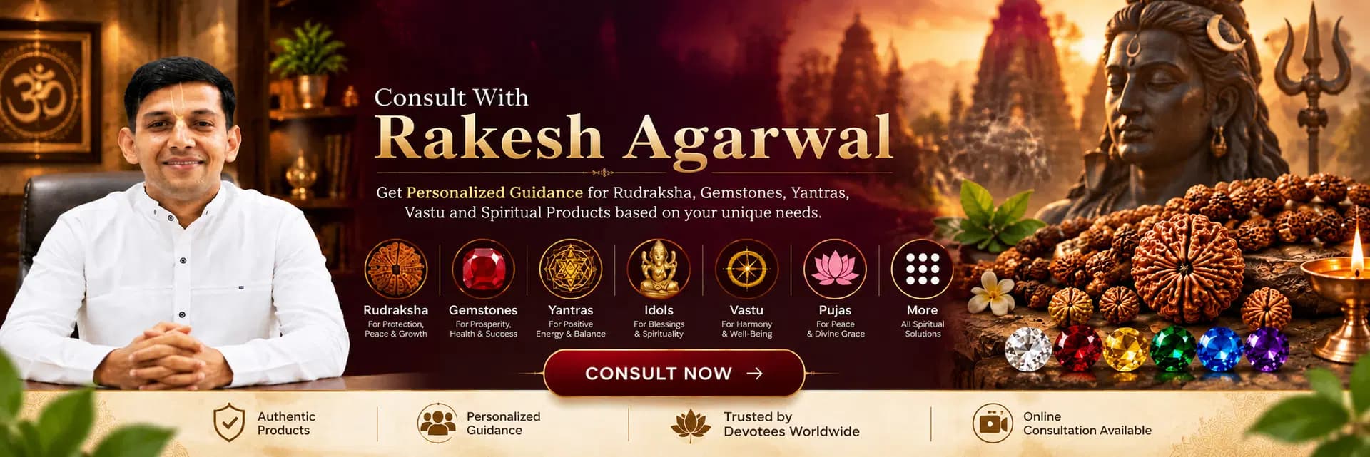 Vrikshashila spiritual products and puja services