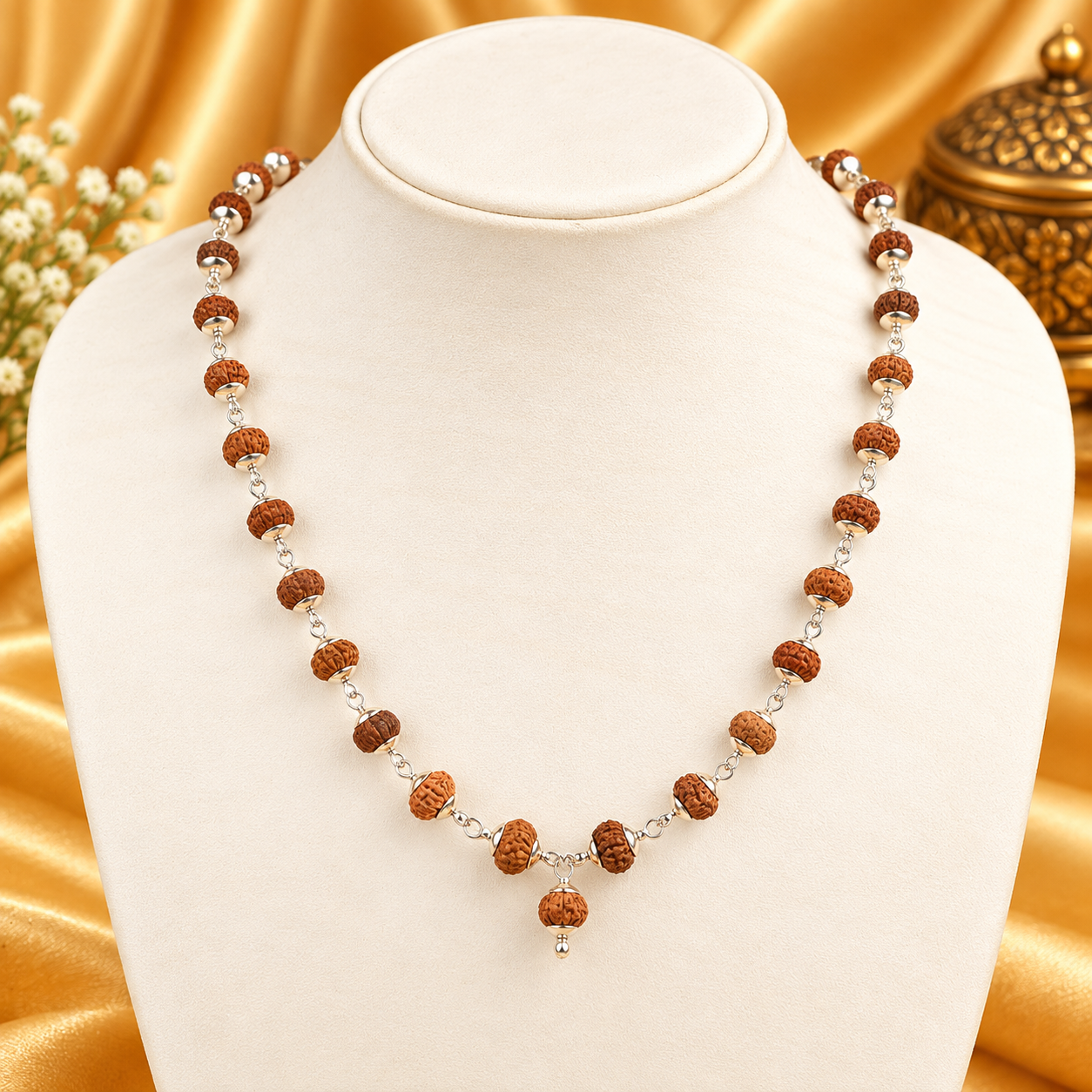 12 Mukhi Rudraksha Mala & Kantha