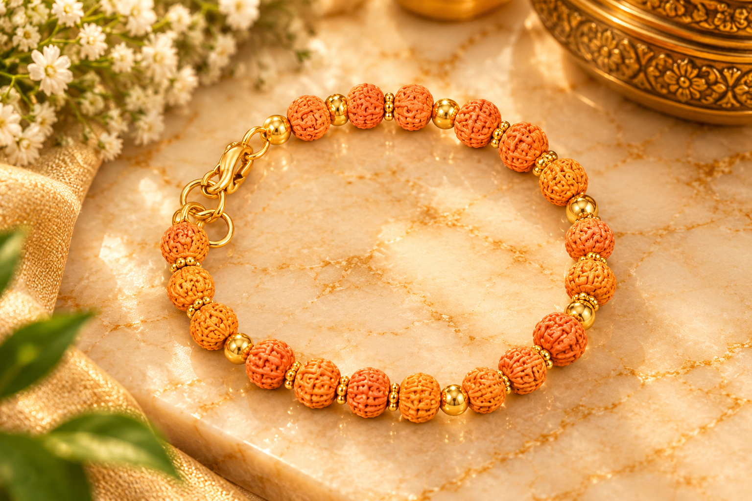 5 Mukhi Rudraksha Bracelet