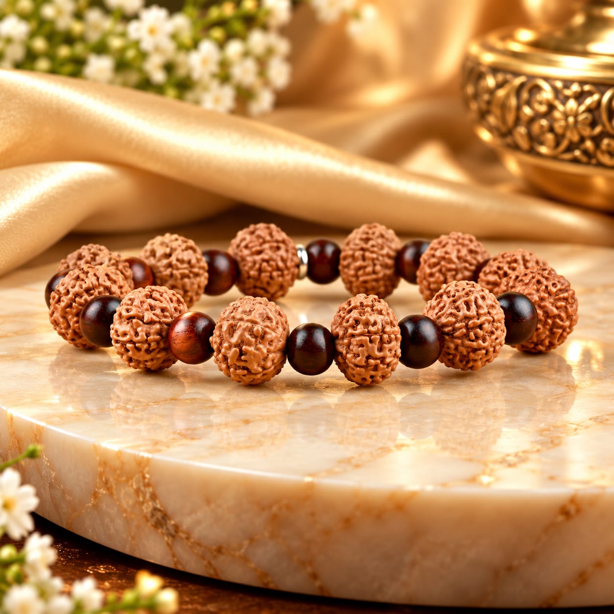 8 Mukhi Rudraksha Bracelet