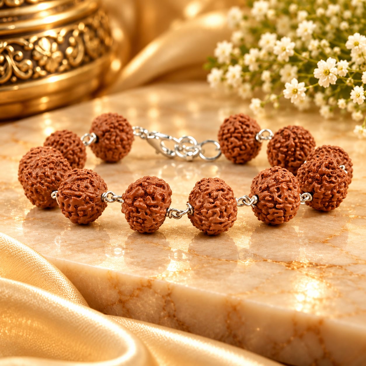 8 Mukhi Rudraksha Bracelet