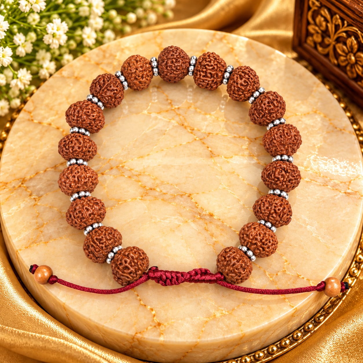 10 Mukhi Rudraksha Bracelet