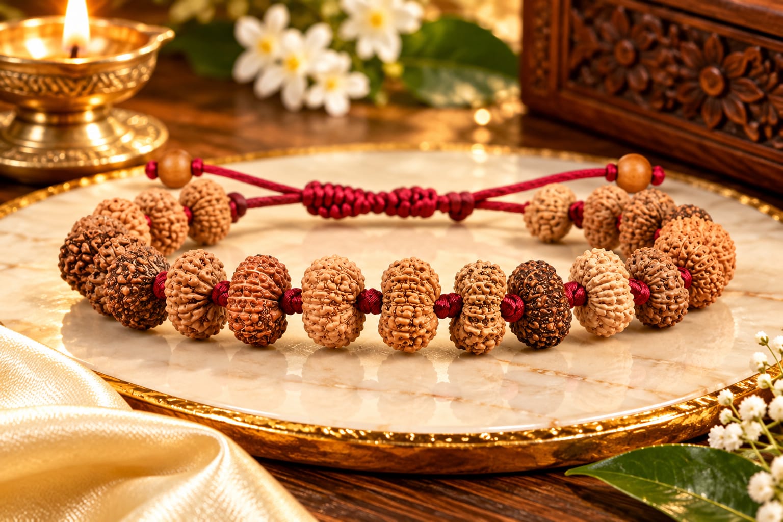 15 Mukhi Rudraksha Bracelet