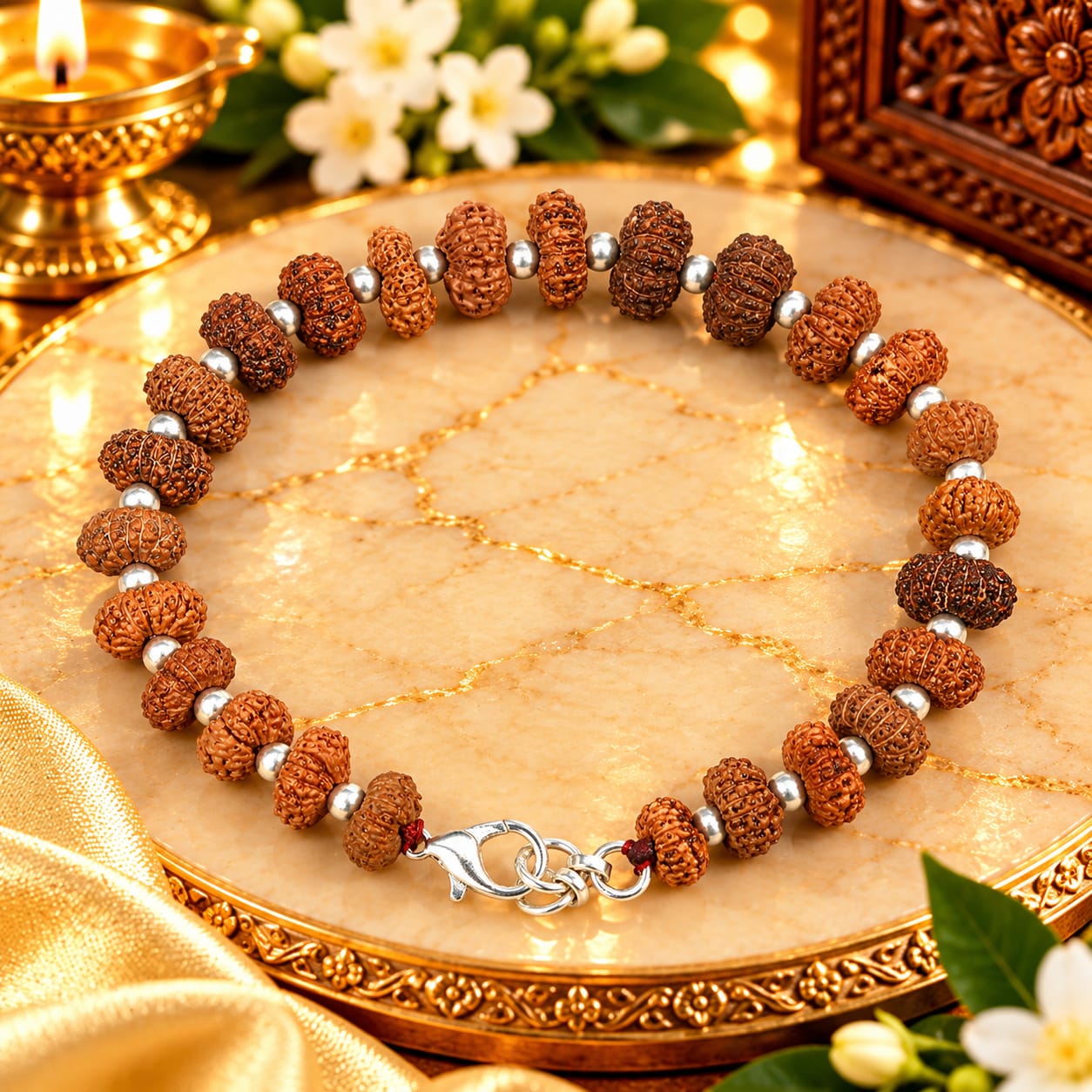 16 Mukhi Rudraksha Bracelet