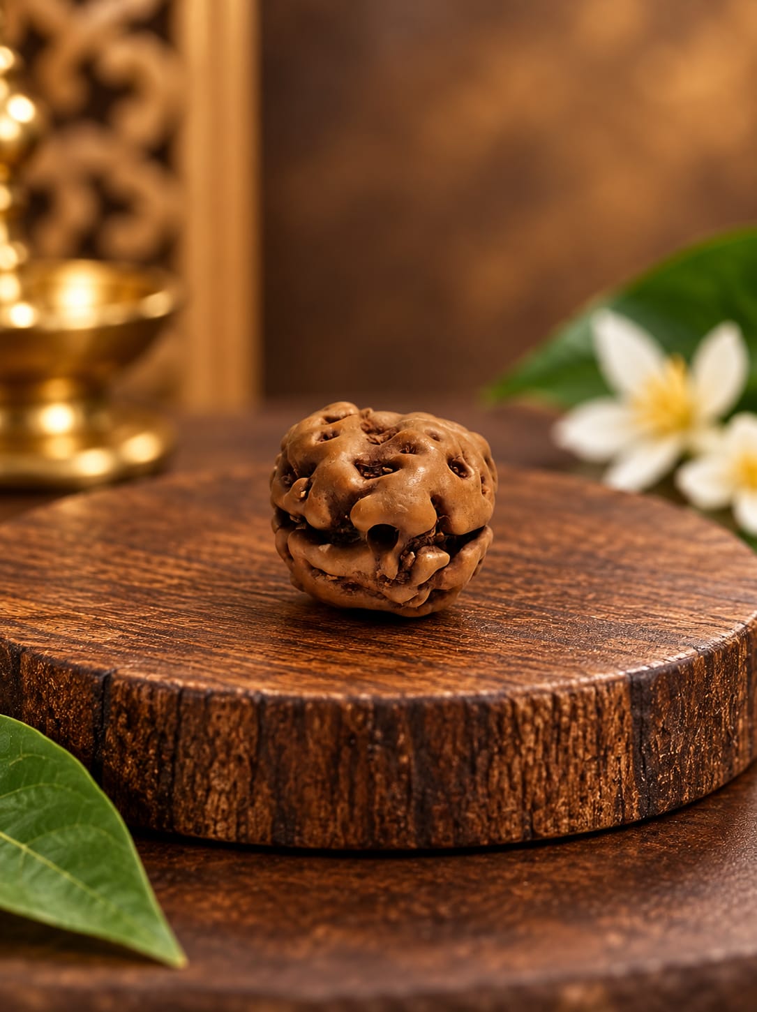 2 Mukhi Rudraksha Ring