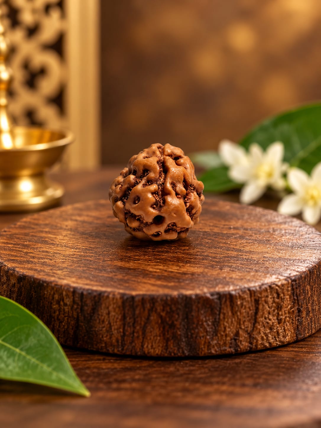 3 Mukhi Rudraksha Ring