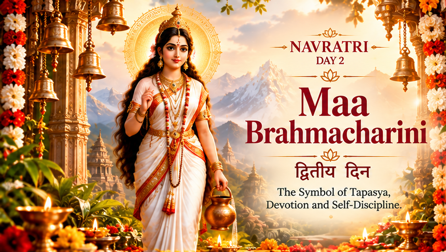 Maa Brahmacharini — द्वितीय दिन gallery image 1