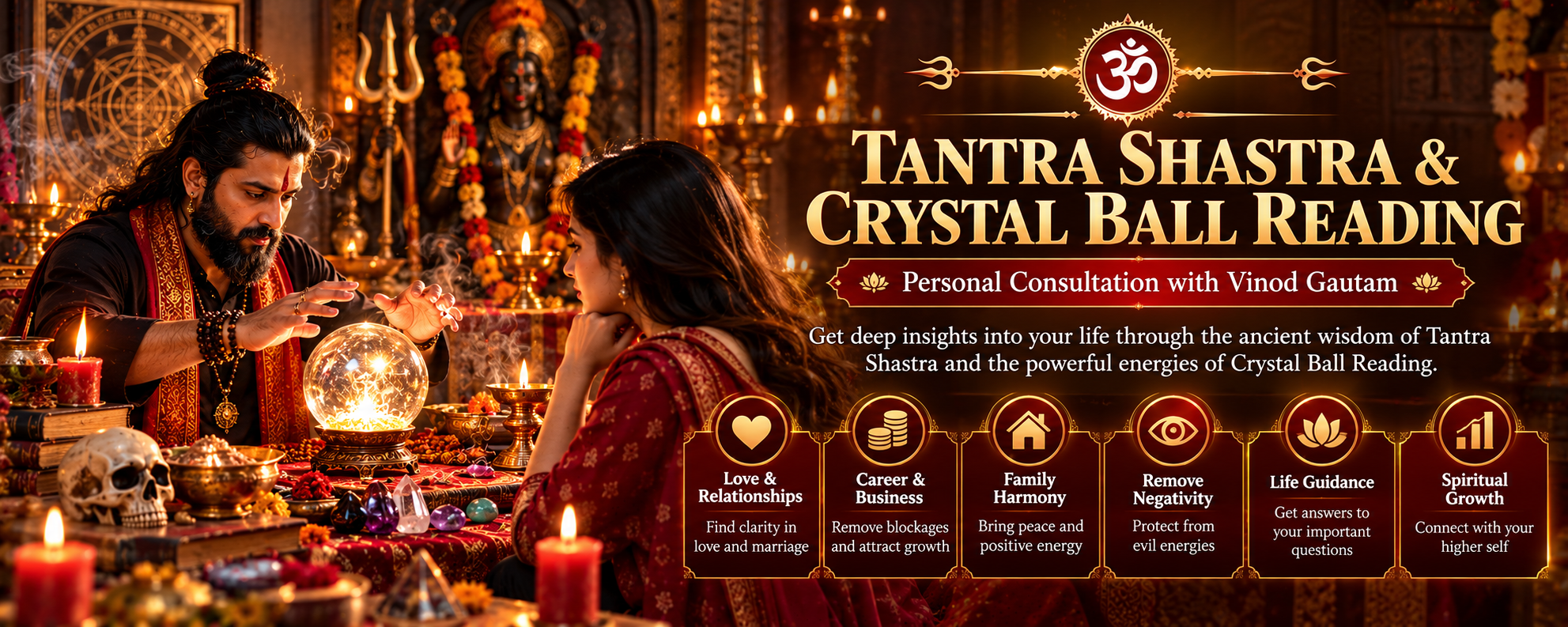 Tantra Shastra & Crystal Ball Reading - Vinod Gautam