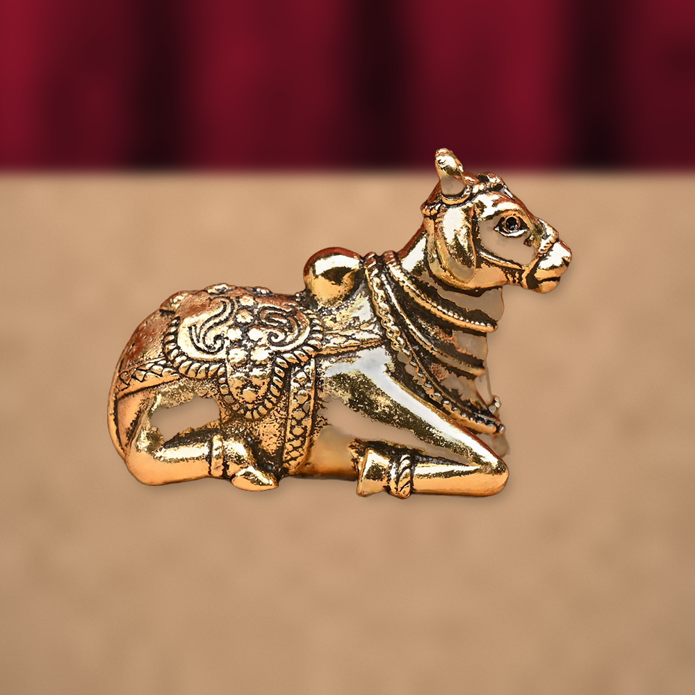 Nandi Shiva Vahan Ashtadhatu Idol