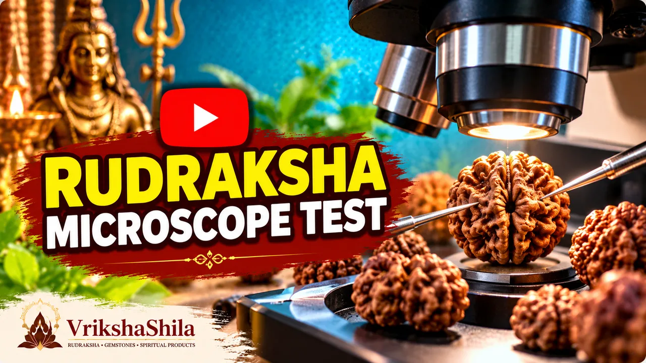 Rudraksha Microscope Test | असली रुद्राक्ष की पहचान कैसे करें? YouTube thumbnail