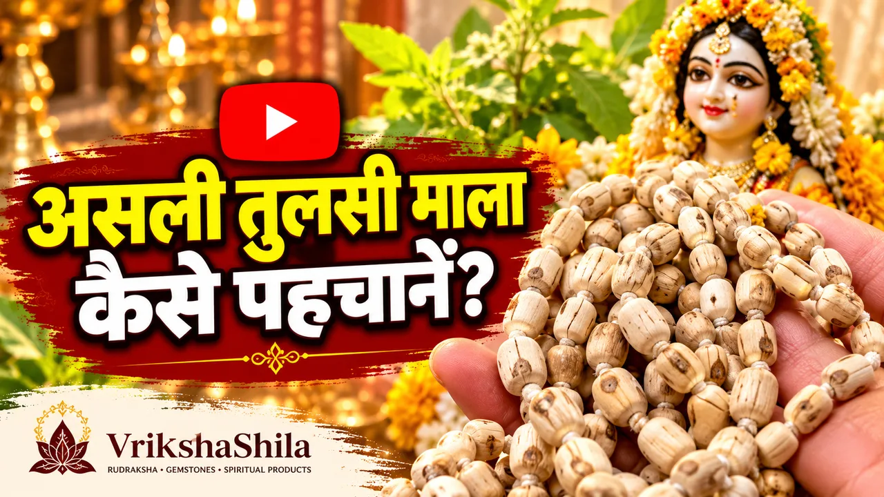 असली तुलसी माला कैसे पहचानें? | Original Tulsi Mala Identification YouTube thumbnail