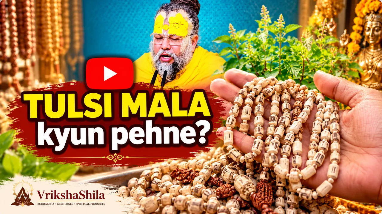 तुलसी माला क्यों धारण करनी चाहिए? जानिए इसके अद्भुत फायदे YouTube thumbnail