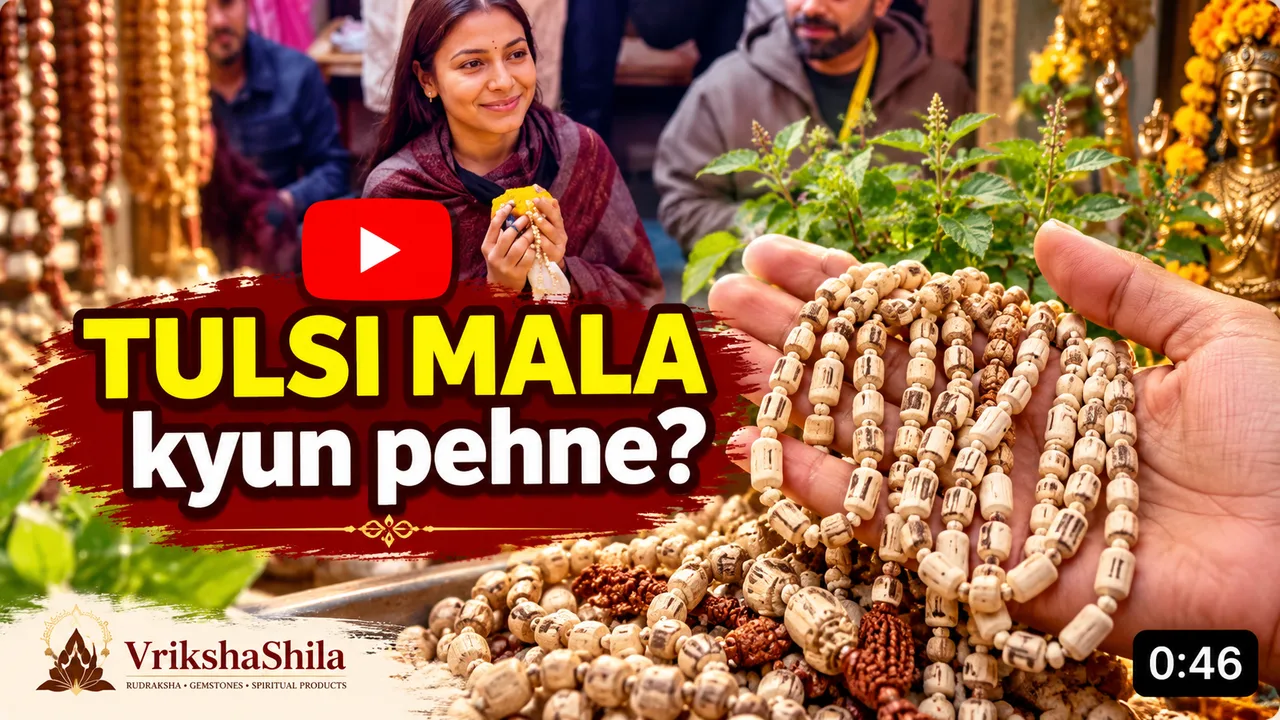 तुलसी कंठी क्यों पहननी चाहिए? जानिए इसका आध्यात्मिक महत्व YouTube thumbnail